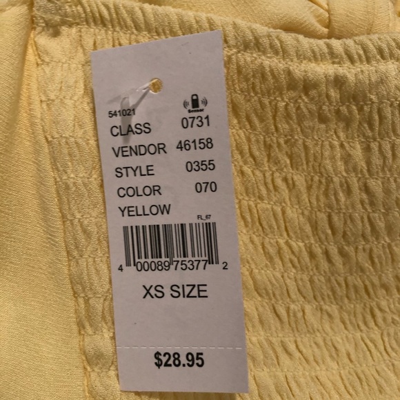 Pacsun LA Hearts XS Yellow Top - Picture 5 of 6